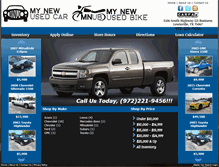 Tablet Screenshot of mynewusedcar.net